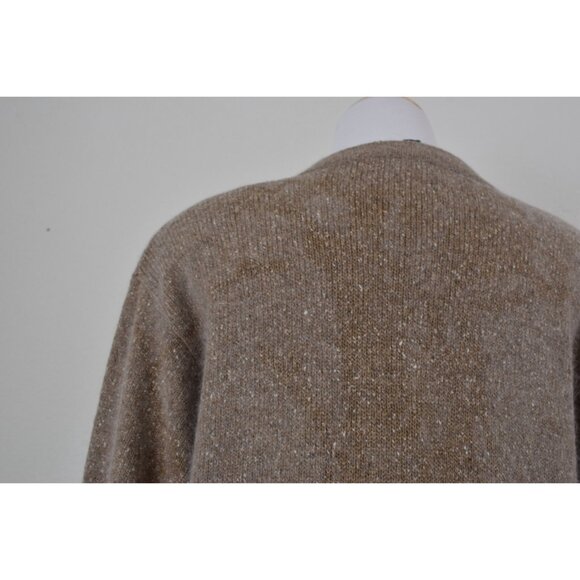 IMPERFECT Vintage 80s/90s Argyle Silk‎ Blend SEGUE Cardigan size L - Picture 6 of 10